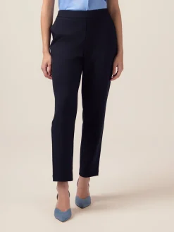 Pantaloni joggers in tessuto scuba crêpe