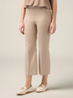Pantaloni little flare misto cotone