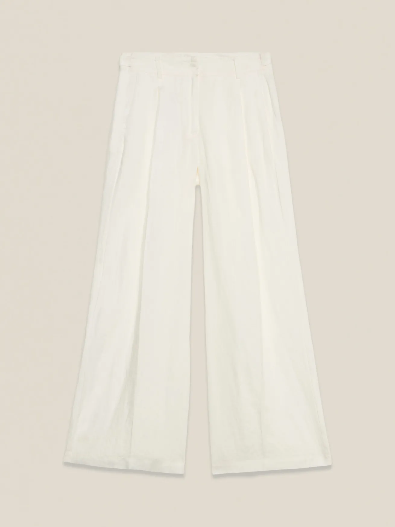 Pantaloni palazzo 100% lino