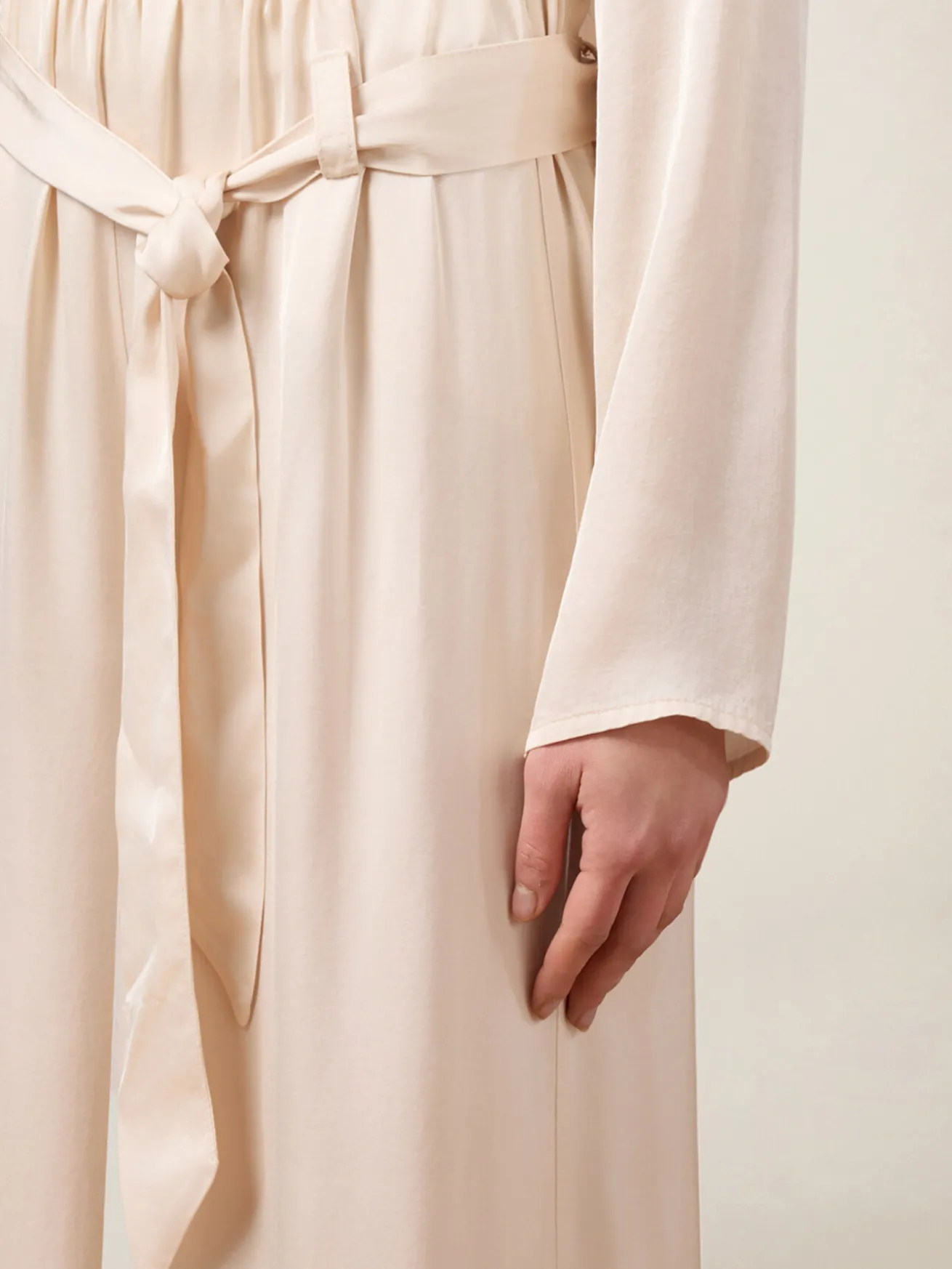 Pantaloni palazzo con fusciacca