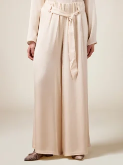 Pantaloni palazzo con fusciacca