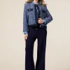 Pantaloni palazzo in maglia