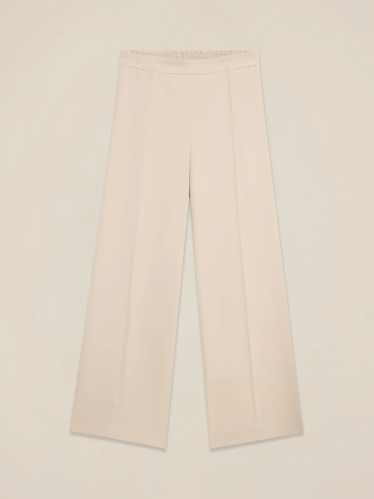 Pantaloni palazzo in tessuto fluido