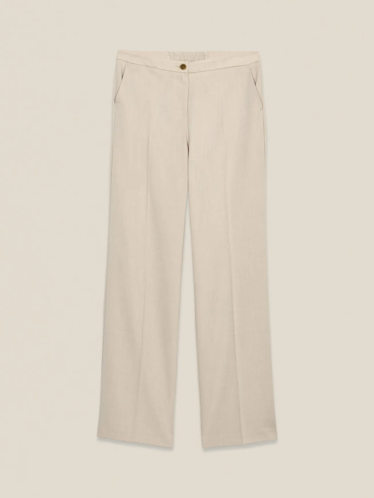 Pantaloni palazzo in tessuto fluido