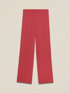 Pantaloni palazzo in tessuto fluido