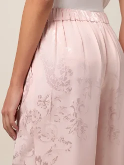 Pantaloni palazzo jacquard