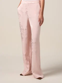 Pantaloni palazzo jacquard