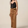 Pantaloni palazzo misto cotone