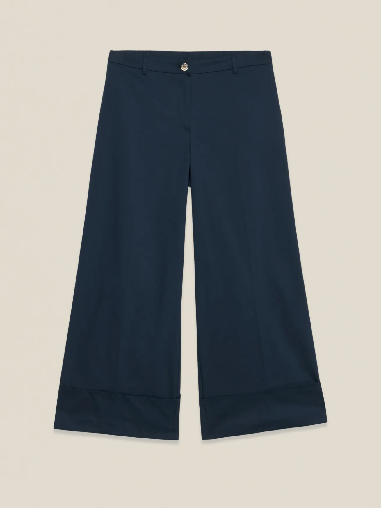 Pantaloni palazzo misto cotone