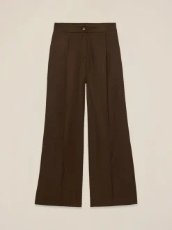 Pantaloni palazzo misto lino