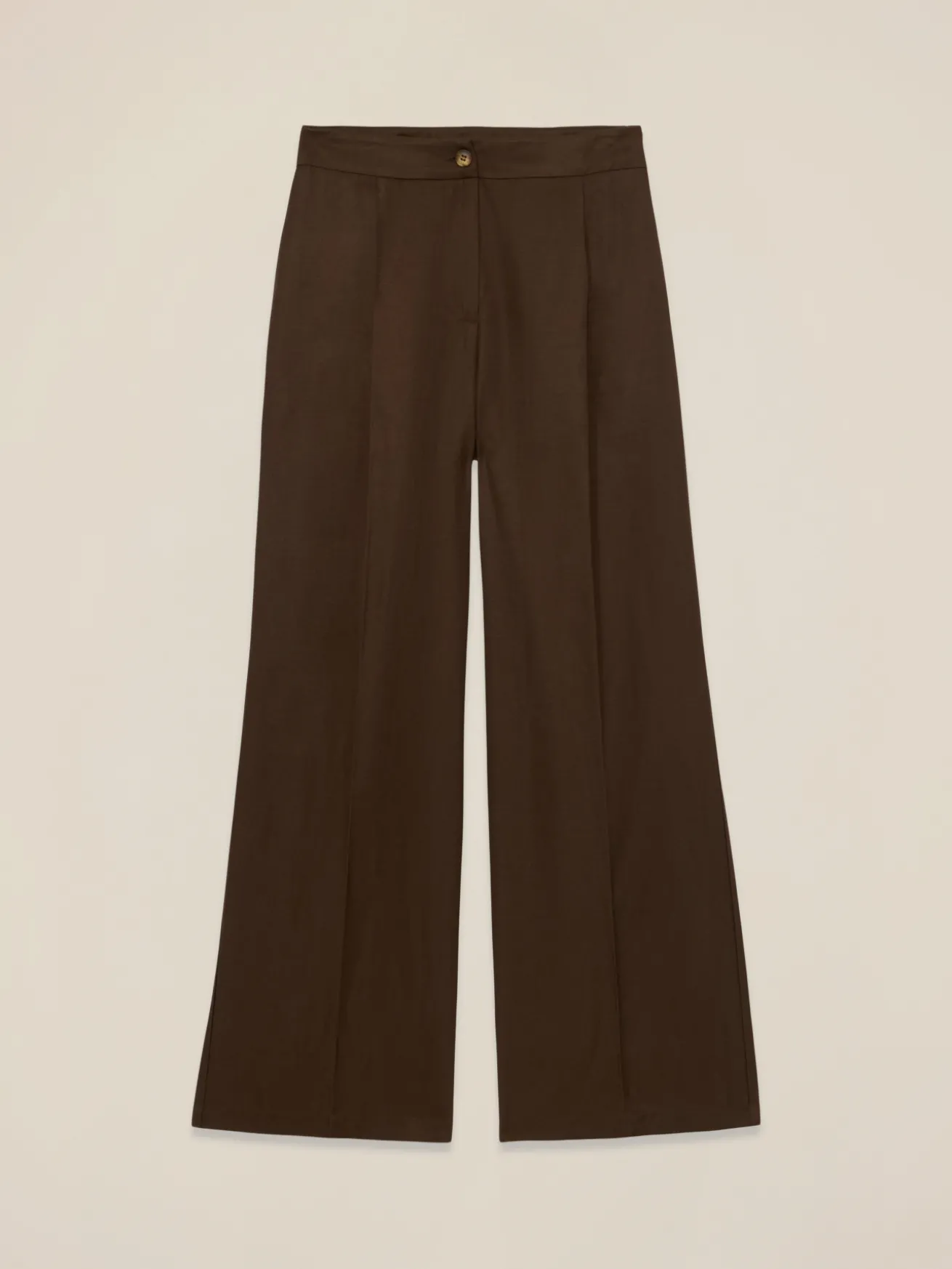 Pantaloni palazzo misto lino