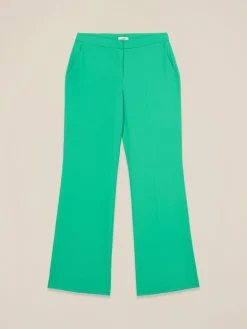 Pantaloni wide leg in tessuto fluido
