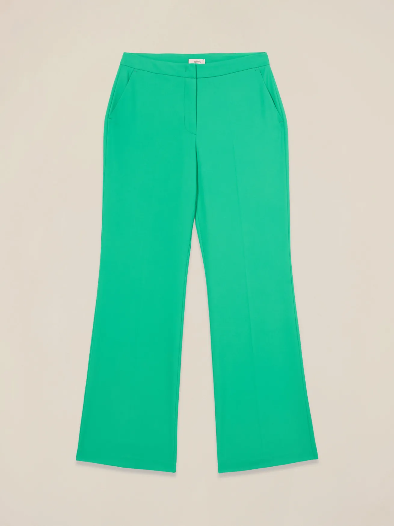 Pantaloni wide leg in tessuto fluido
