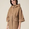 Parka over in cotone con cappuccio