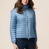 Piumino lightweight con cappuccio staccabile