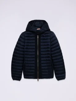 Piumino lightweight con cappuccio staccabile