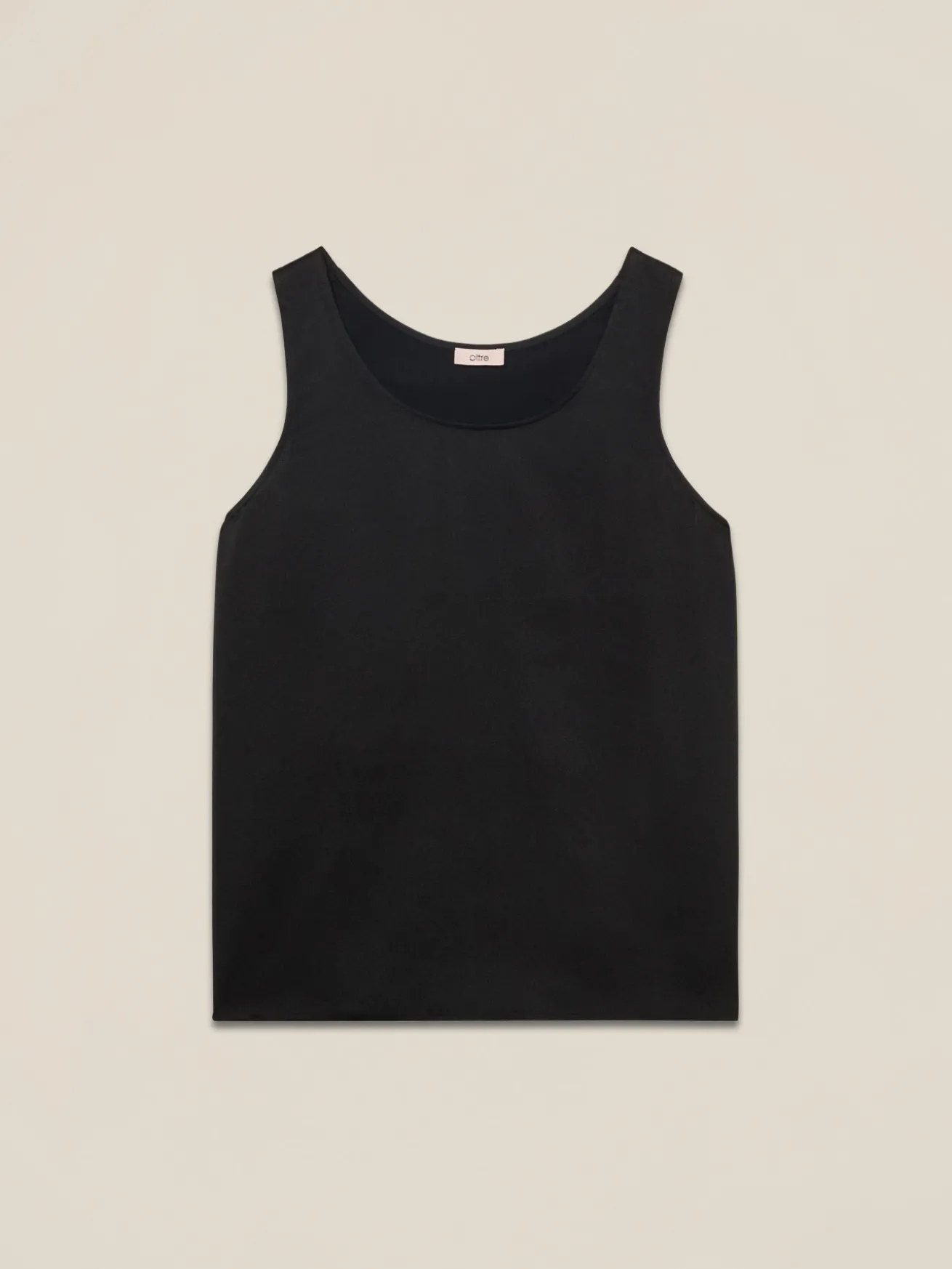 Top bimaterico tinta unita