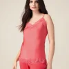 Top lingerie in raso e pizzo