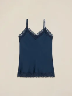 Top lingerie in raso e pizzo