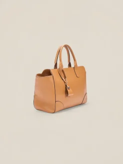 Tote bag in vera pelle