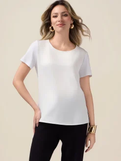 T-shirt bimaterica