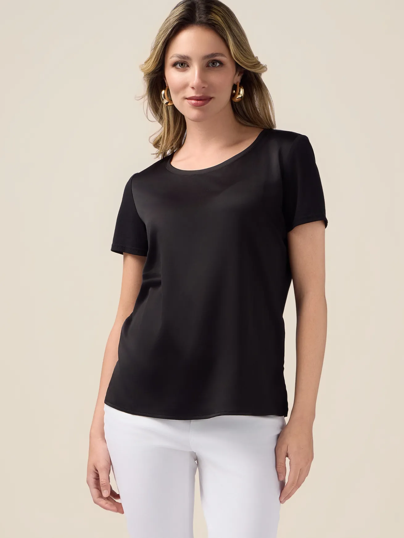 T-shirt bimaterica