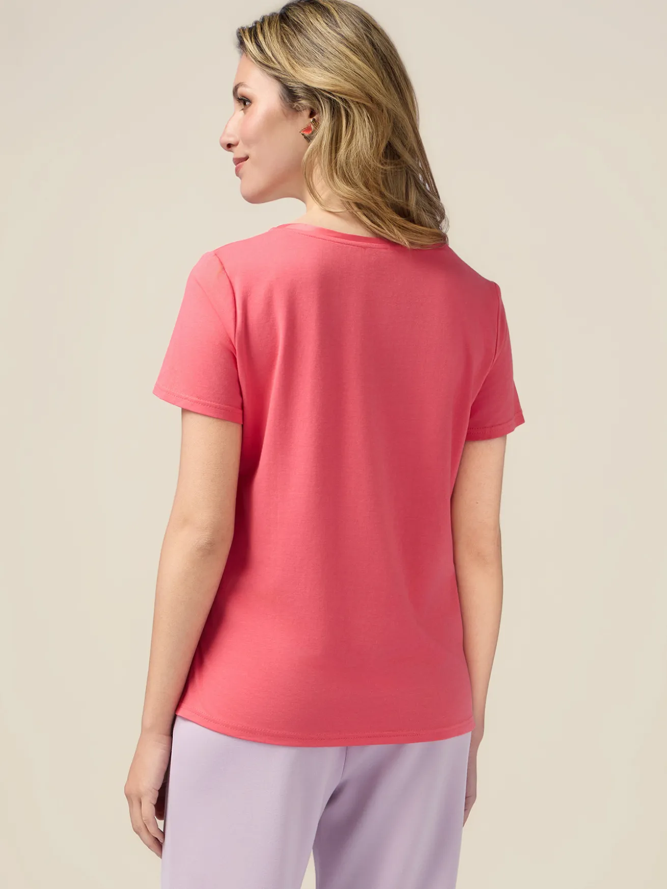 T-shirt bimaterica