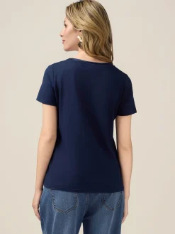 T-shirt bimaterica
