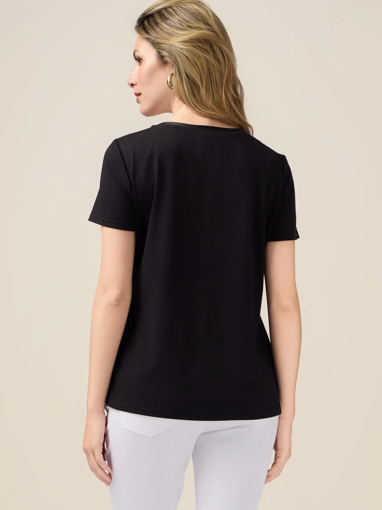 T-shirt bimaterica