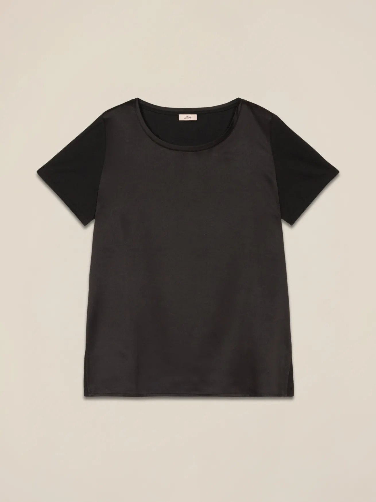 T-shirt bimaterica