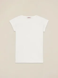 T-shirt con bandana e spilla