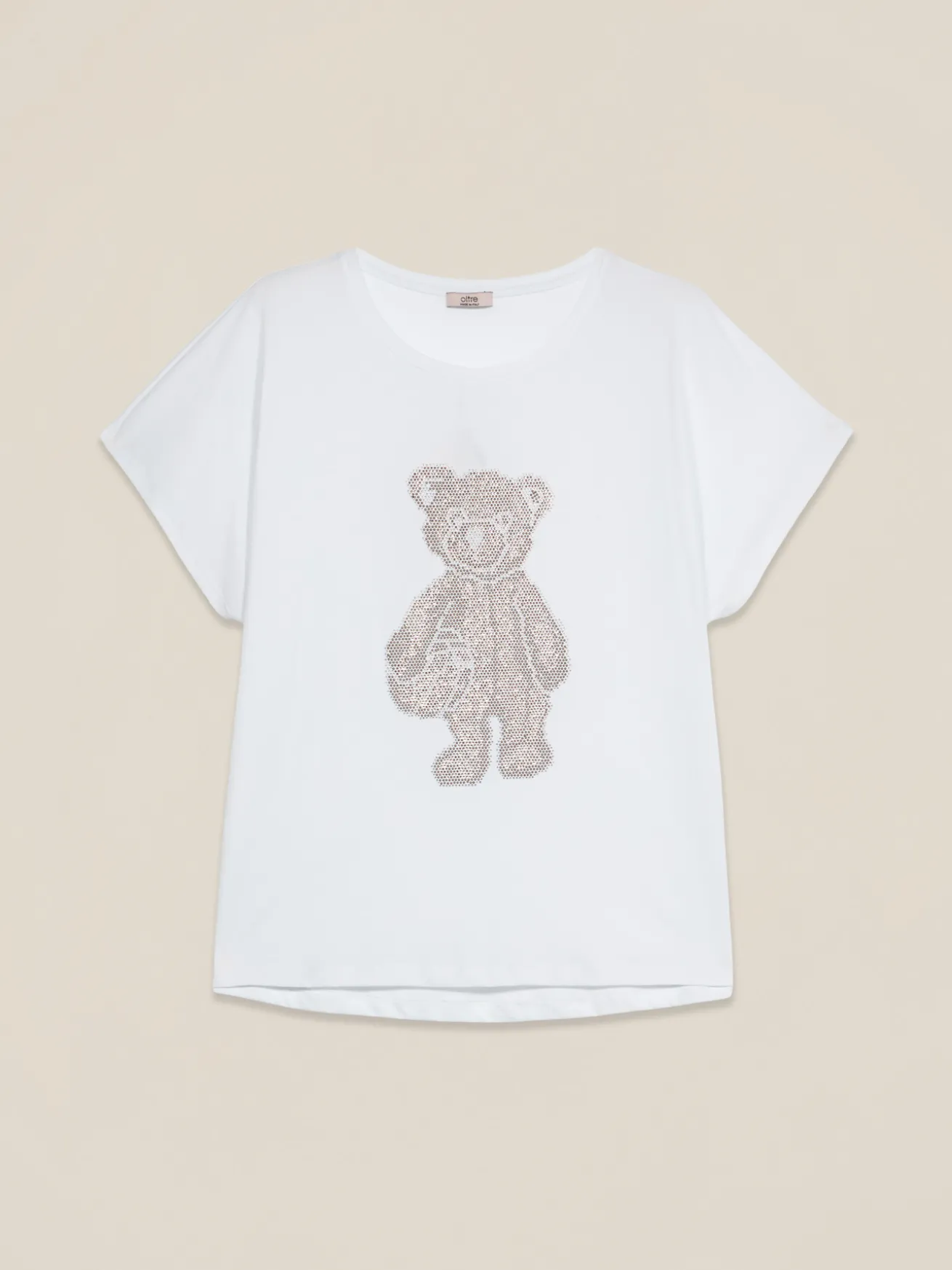 T-shirt in cotone con applicazioni