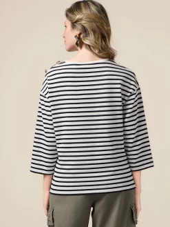 T-shirt maniche lunghe in cotone spesso