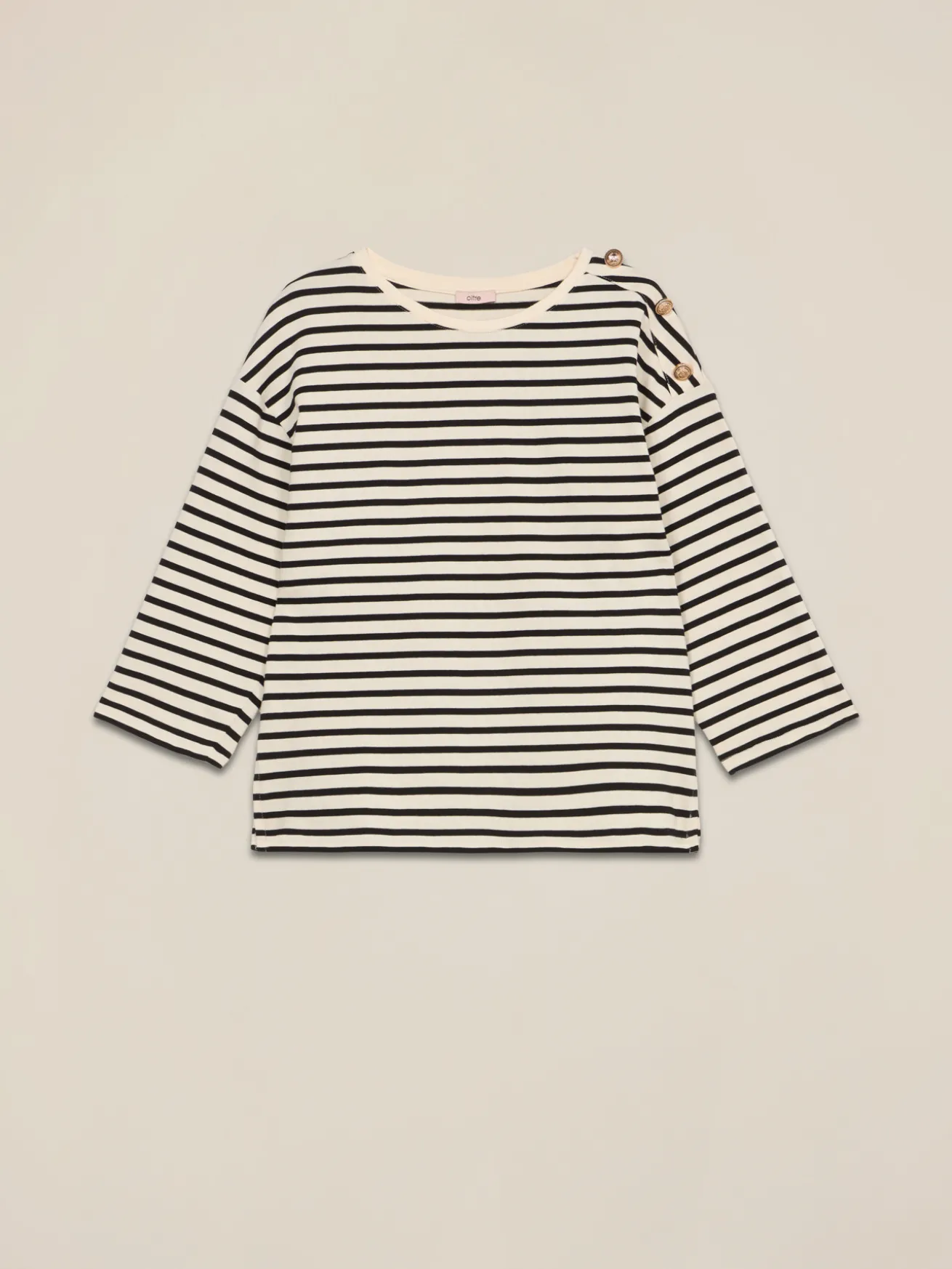T-shirt maniche lunghe in cotone spesso