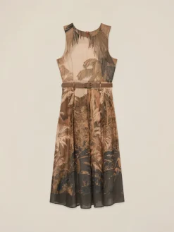 Vestito in mussola di cotone fantasia