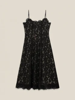 Vestito midi in pizzo